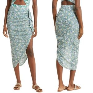 Veronica Beard Dark Seafoam Hazel Skirt Size: XL